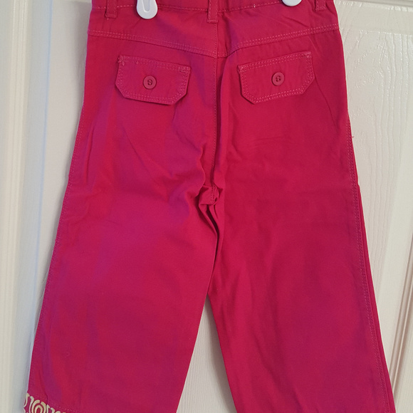 Girls TEA COLLECTION CROP PANT NWT TODDLER SIZES Beautiful - Picture 7 of 7